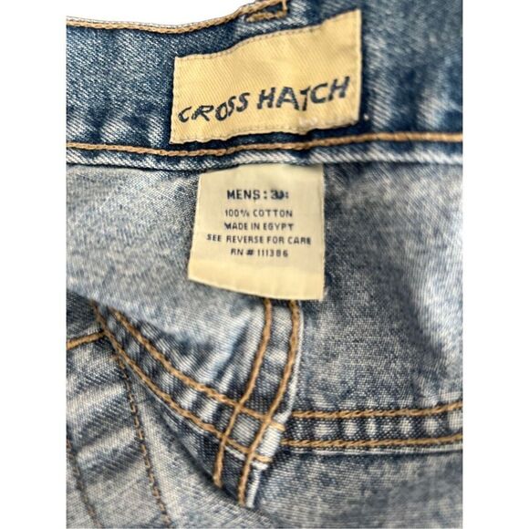 CROSSHATCH Denim Cargo Shorts size 36 - Picture 4 of 7